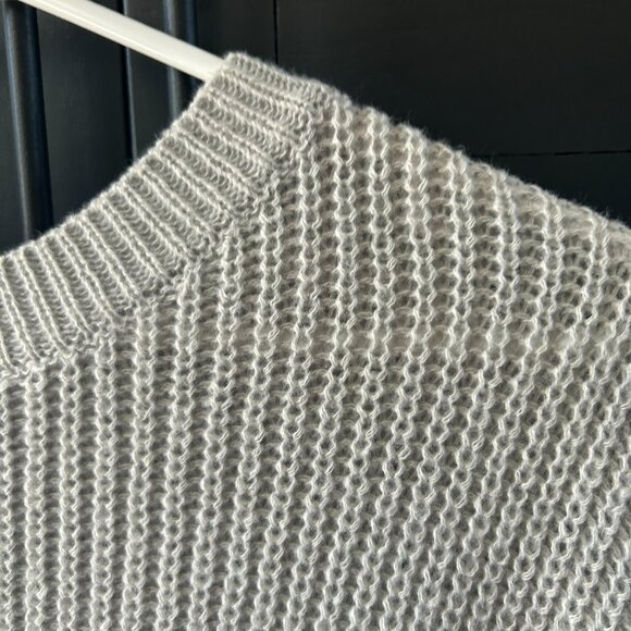 Fall Knitted Sweater, Pink, Grey, White XXL - Picture 3 of 3